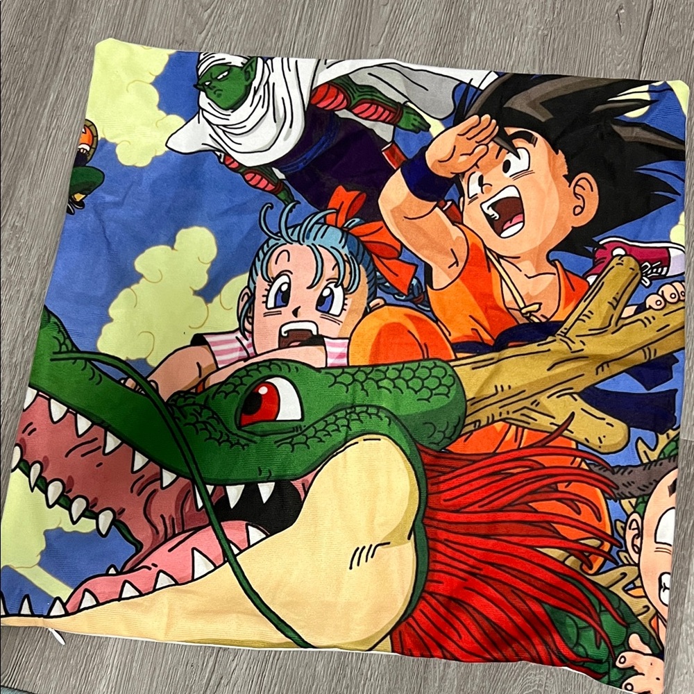 Dragon Ball Z Anime pillow case 15x15in